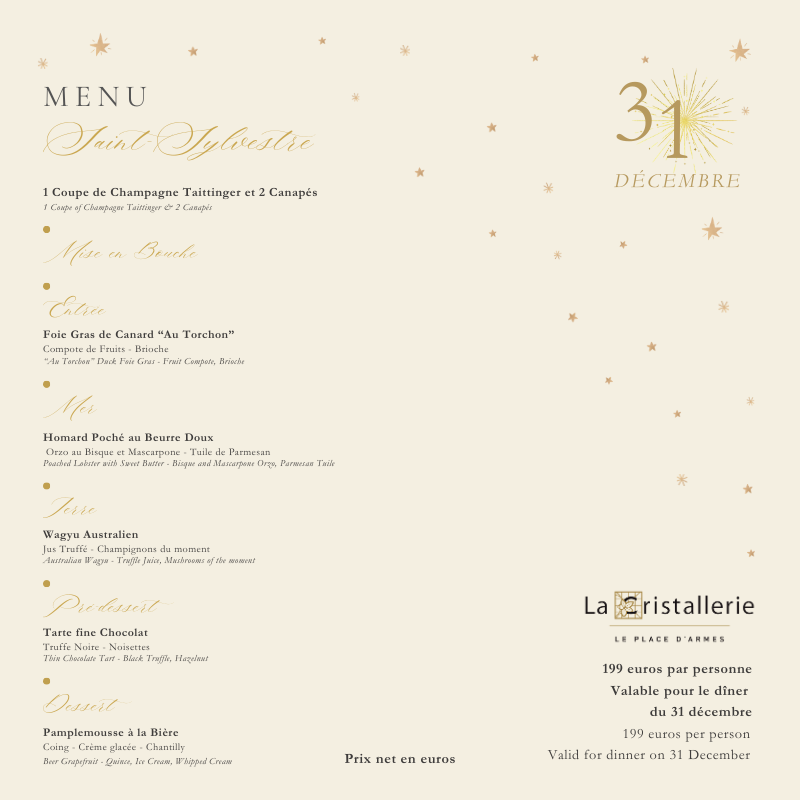 La Cristallerie - New Year's Eve